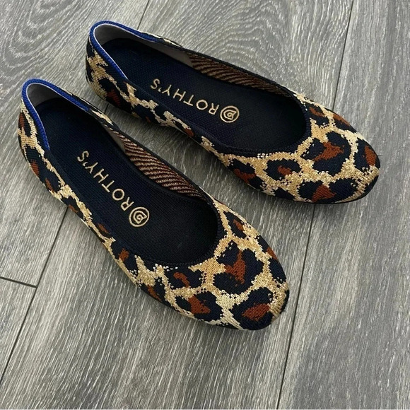 Rothy's The Square Big Cat Textile Flat Comfort Shoes Women’s - Picture 7 of 7
